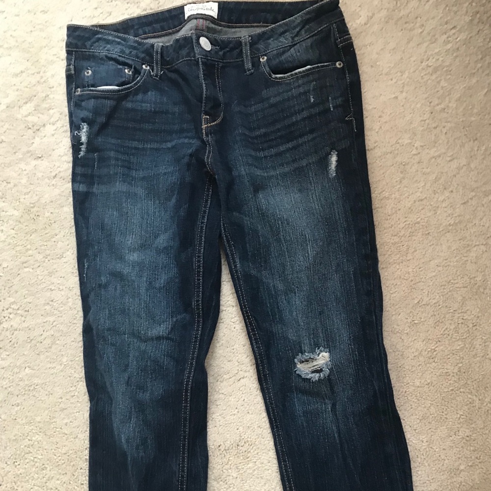 Aeropostale crop  skinny jeans